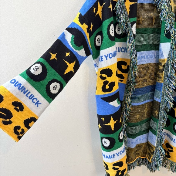 Dressed in Lala make your own luck blanket fringe cardigan - Picture 6 of 9